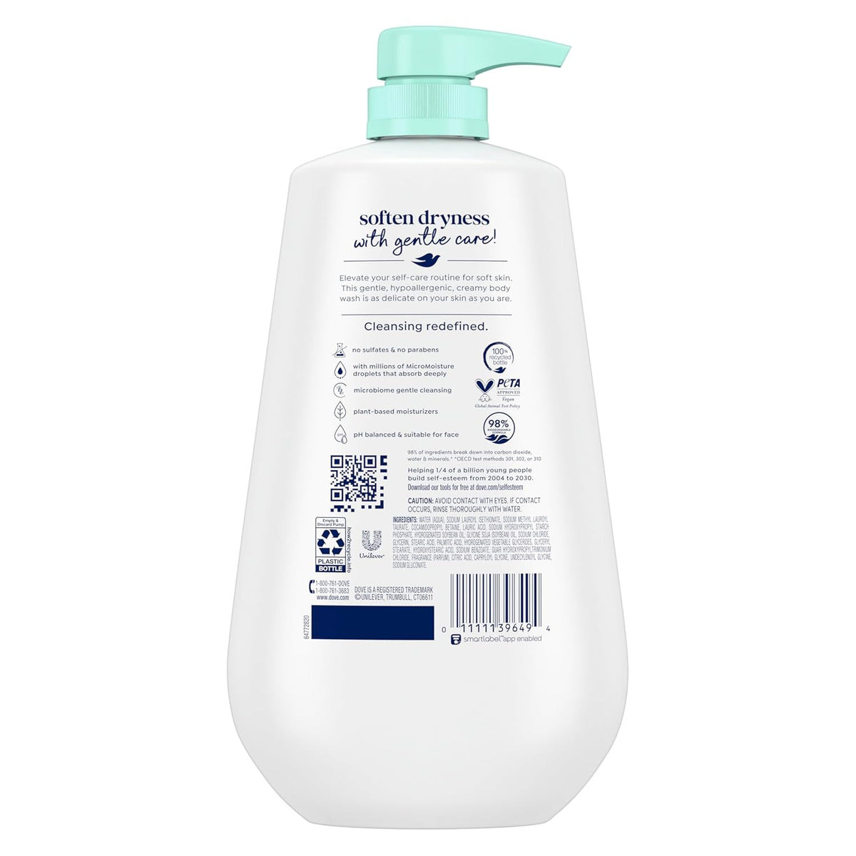 Dove Sensitive Skin Body Wash – 30.6 oz