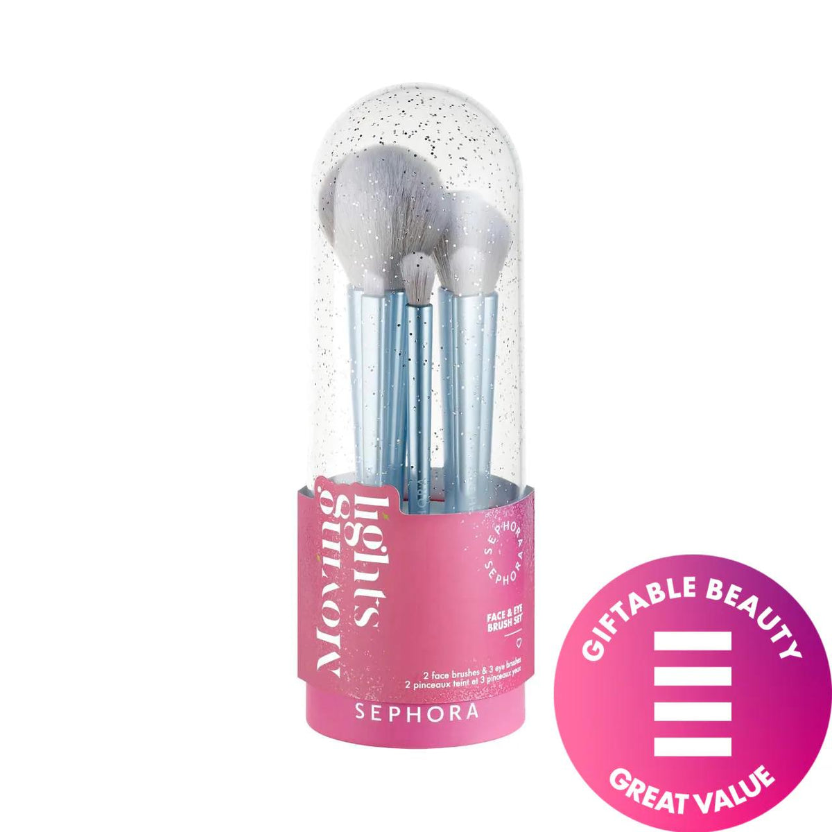 Sephora Collection 5-Piece Essential Face & Eye Brush Set