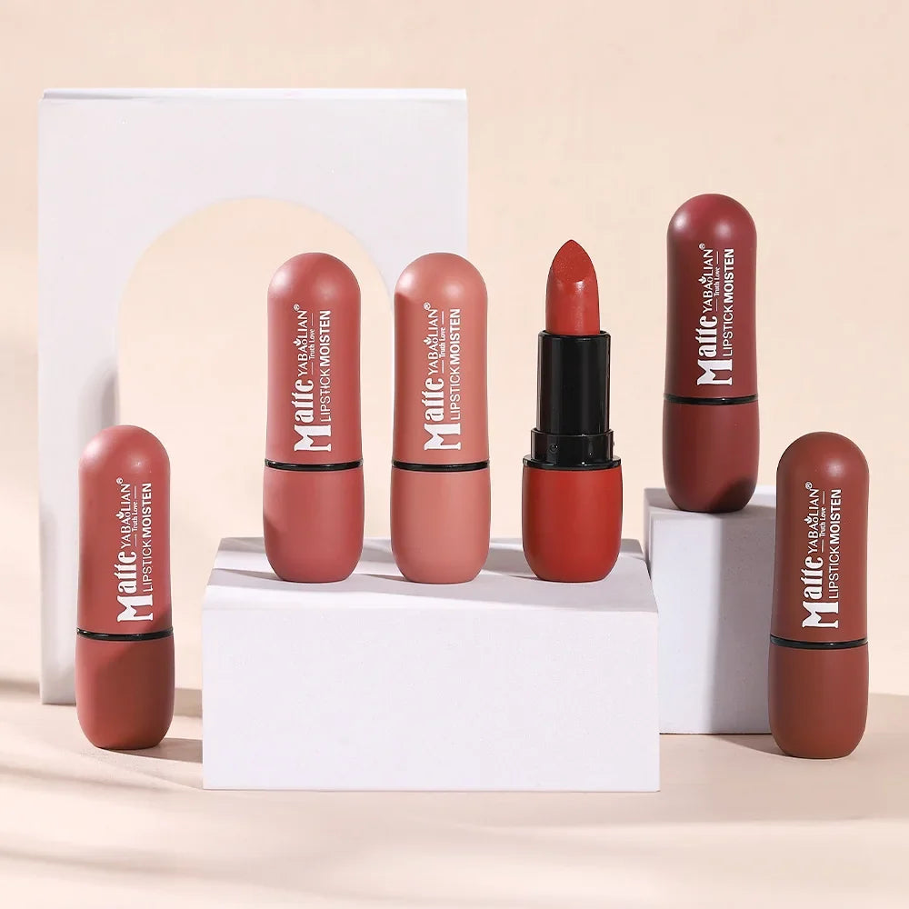 6-Color Matte Lipstick
