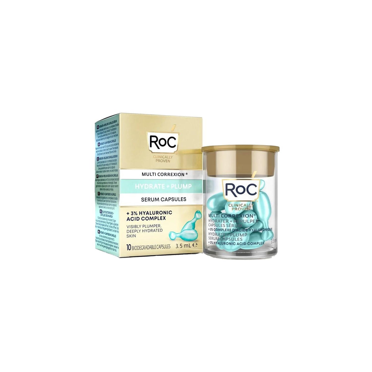 RoC Moisture & Vitality Hydrating Capsule Serum – 10 Capsules