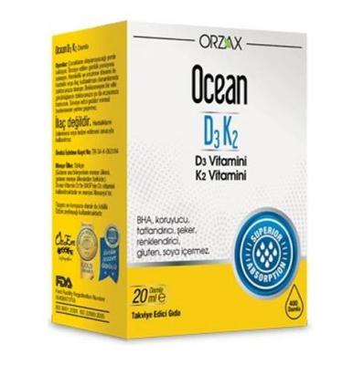 Orzax Ocean D3 K2 Vitamin Drops