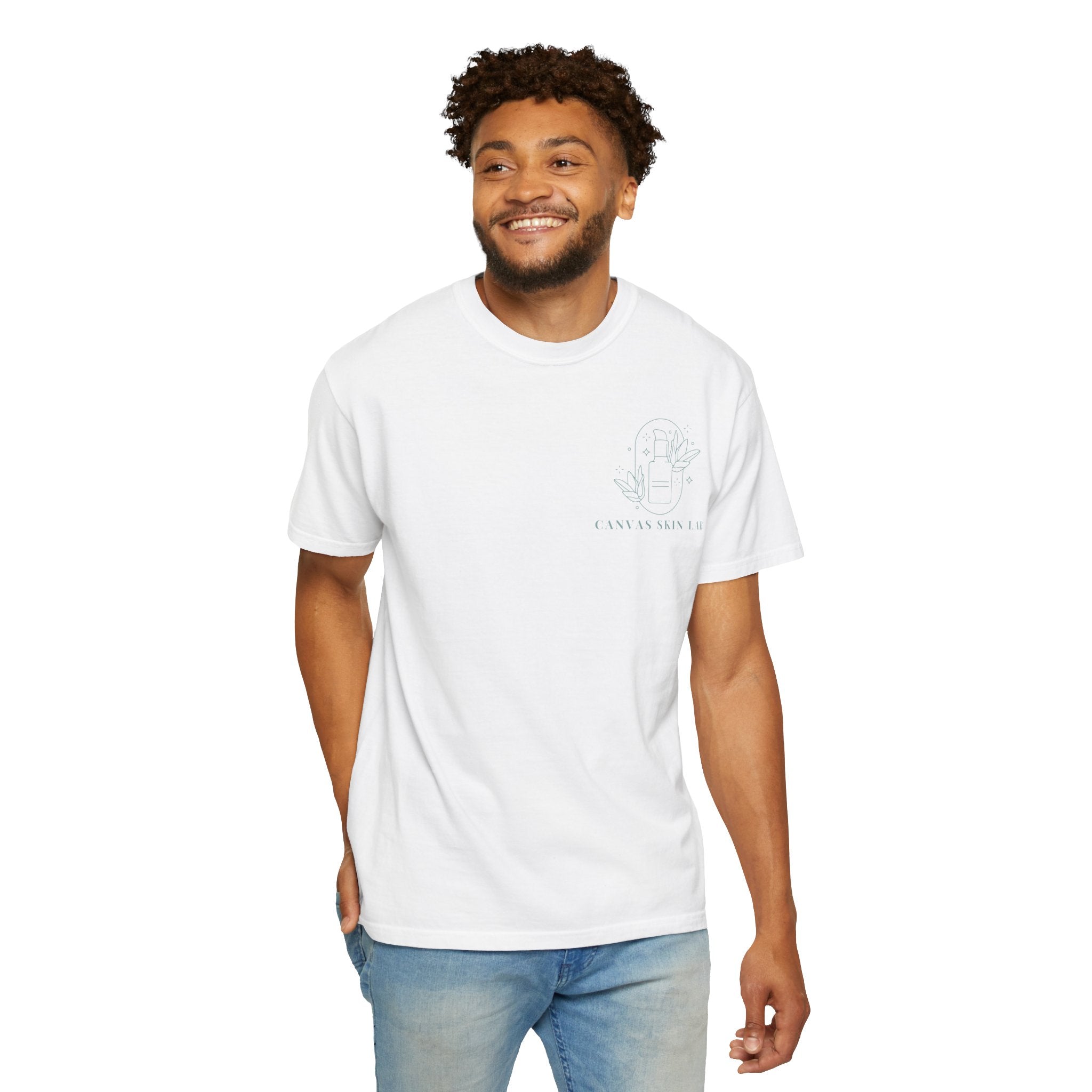 T-Shirt — Canvas Skin Lab Minimalist Skincare Logo Tee