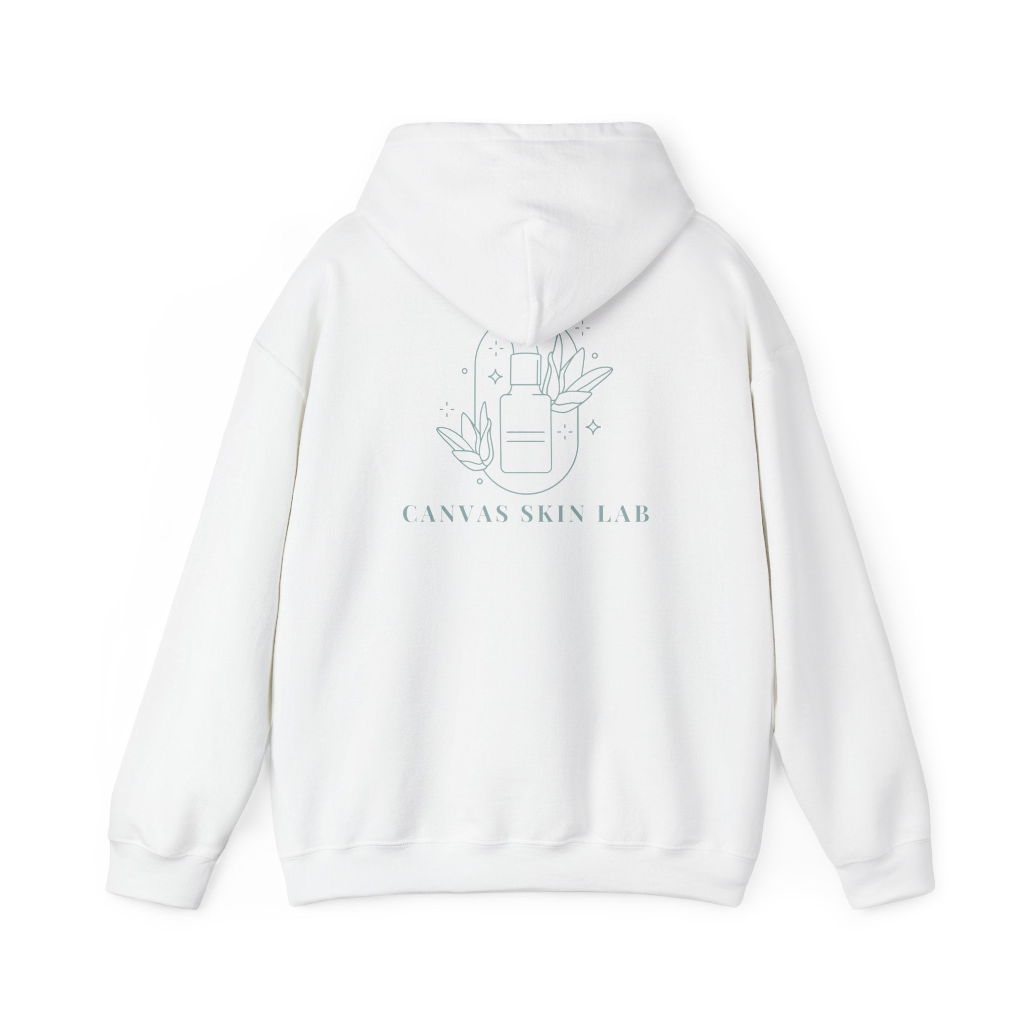 Skincare Brand Hoodie — 'Canvas Skin Lab' Logo Pullover