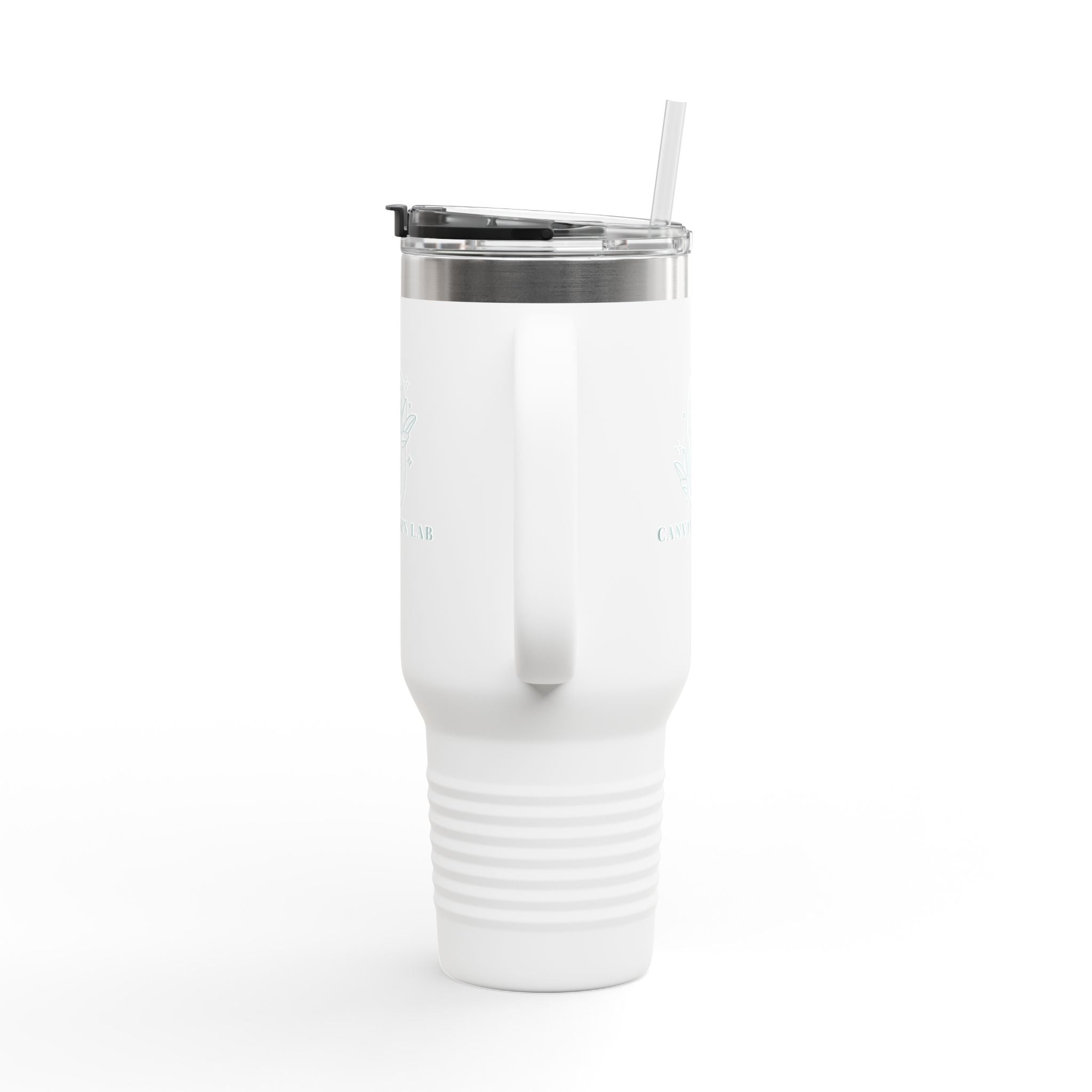 40oz Insulated Travel Mug — Large Stainless Steel Tumbler with Handle