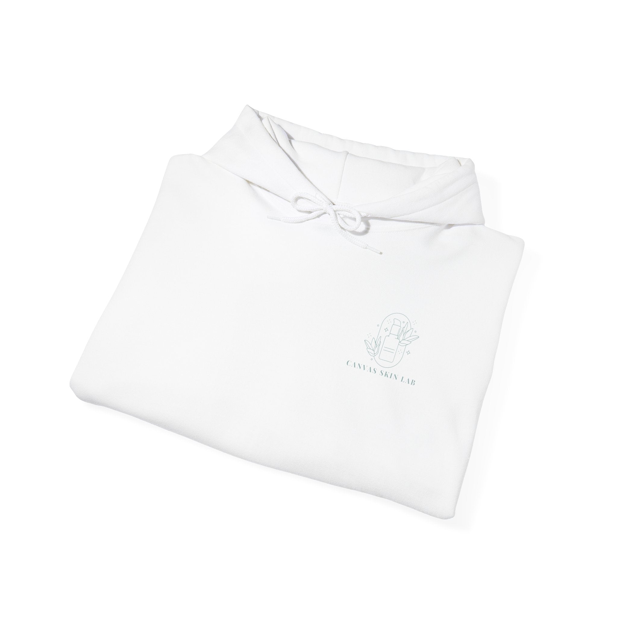 Skincare Brand Hoodie — 'Canvas Skin Lab' Logo Pullover