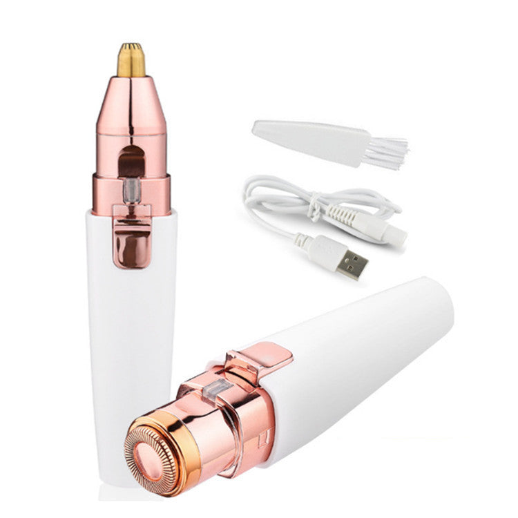 2-in-1 Mini Electric Eyebrow & Facial Hair Trimmer
