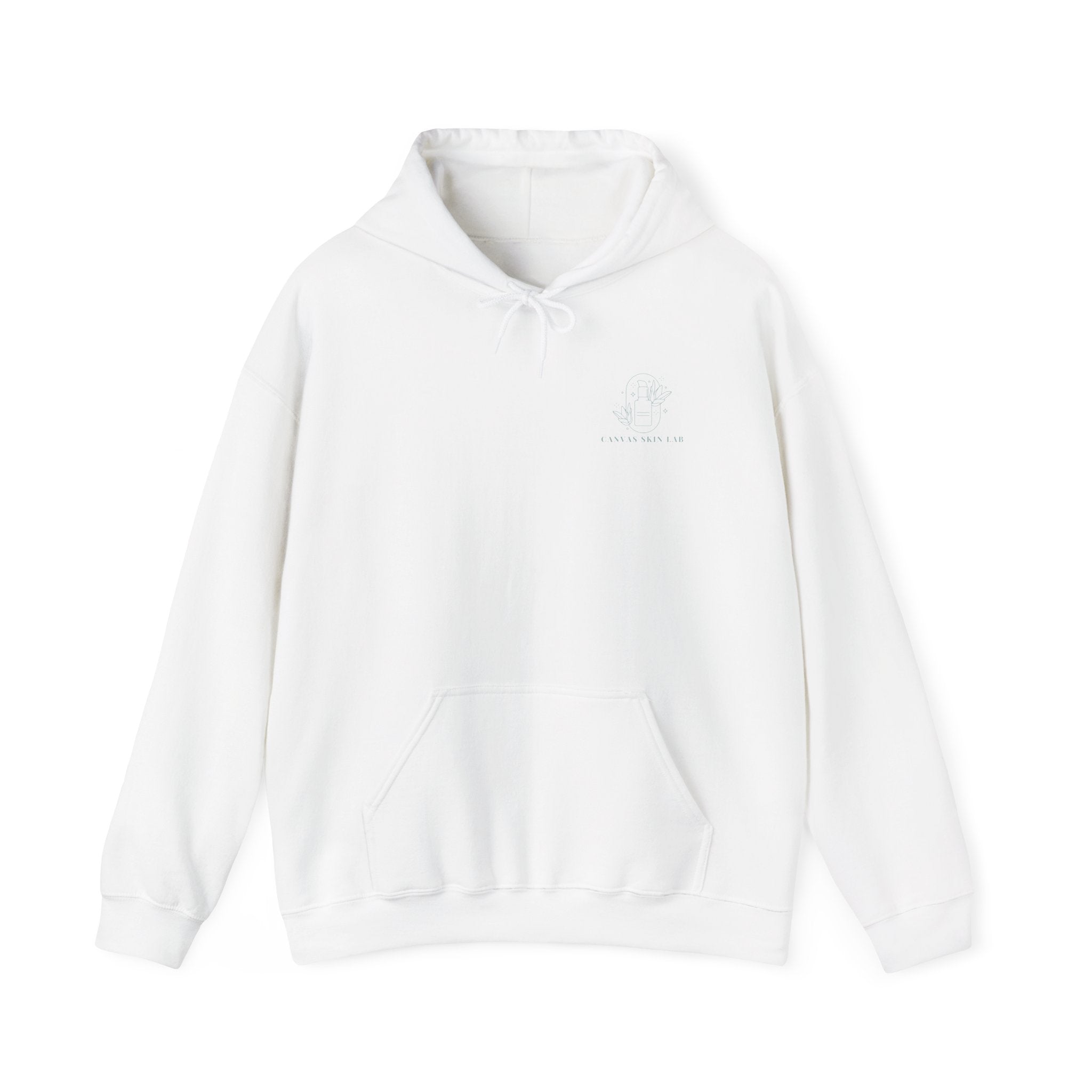 Skincare Brand Hoodie — 'Canvas Skin Lab' Logo Pullover