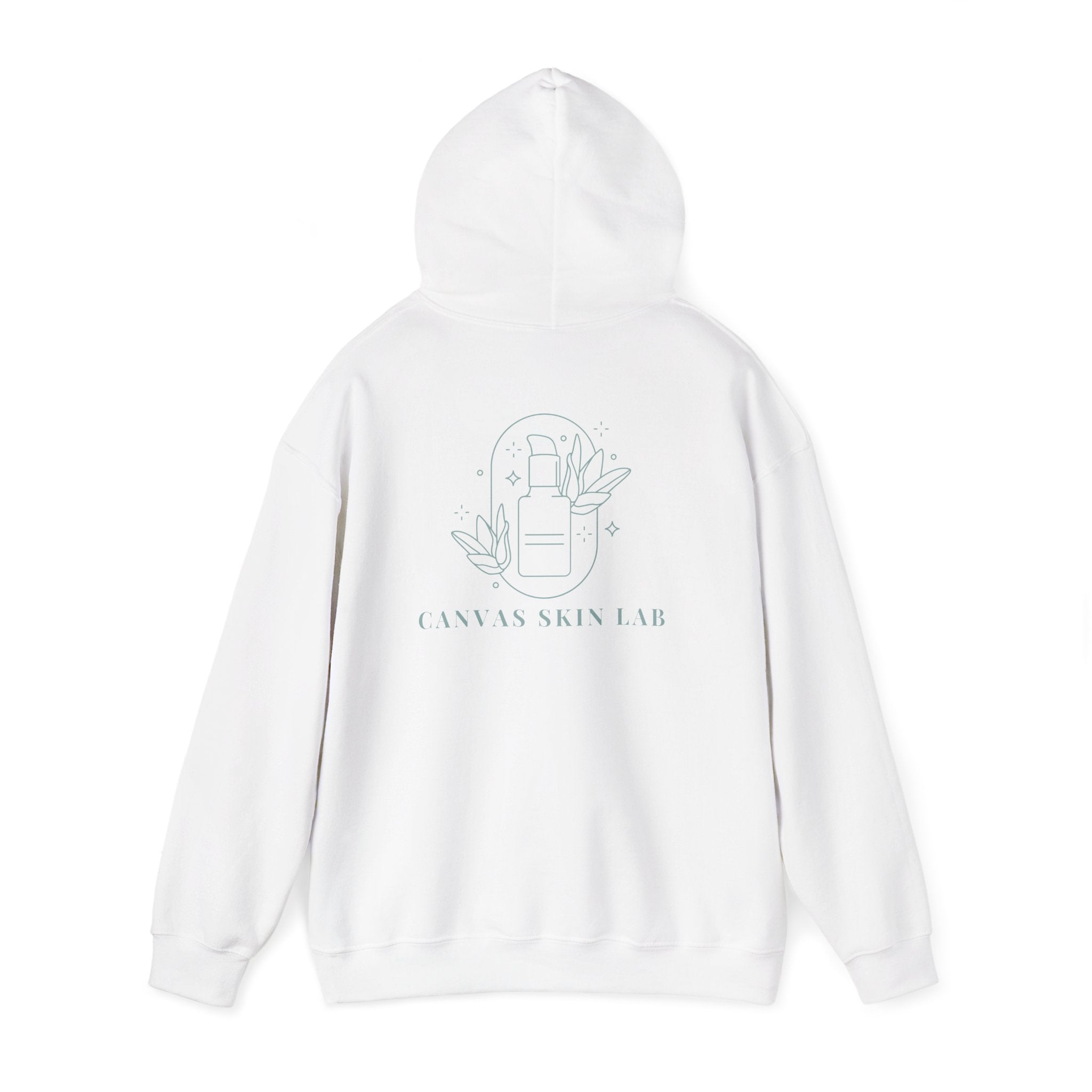 Skincare Brand Hoodie — 'Canvas Skin Lab' Logo Pullover