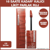 Maybelline Super Stay Vinyl Ink Lip Gloss – Shade 130 Extra