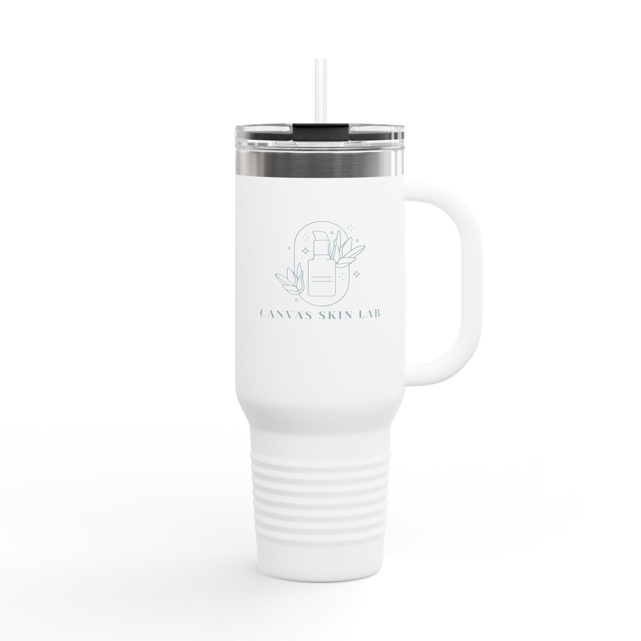 40oz Insulated Travel Mug — Large Stainless Steel Tumbler with Handle
