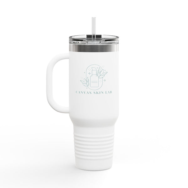 40oz Insulated Travel Mug — Large Stainless Steel Tumbler with Handle