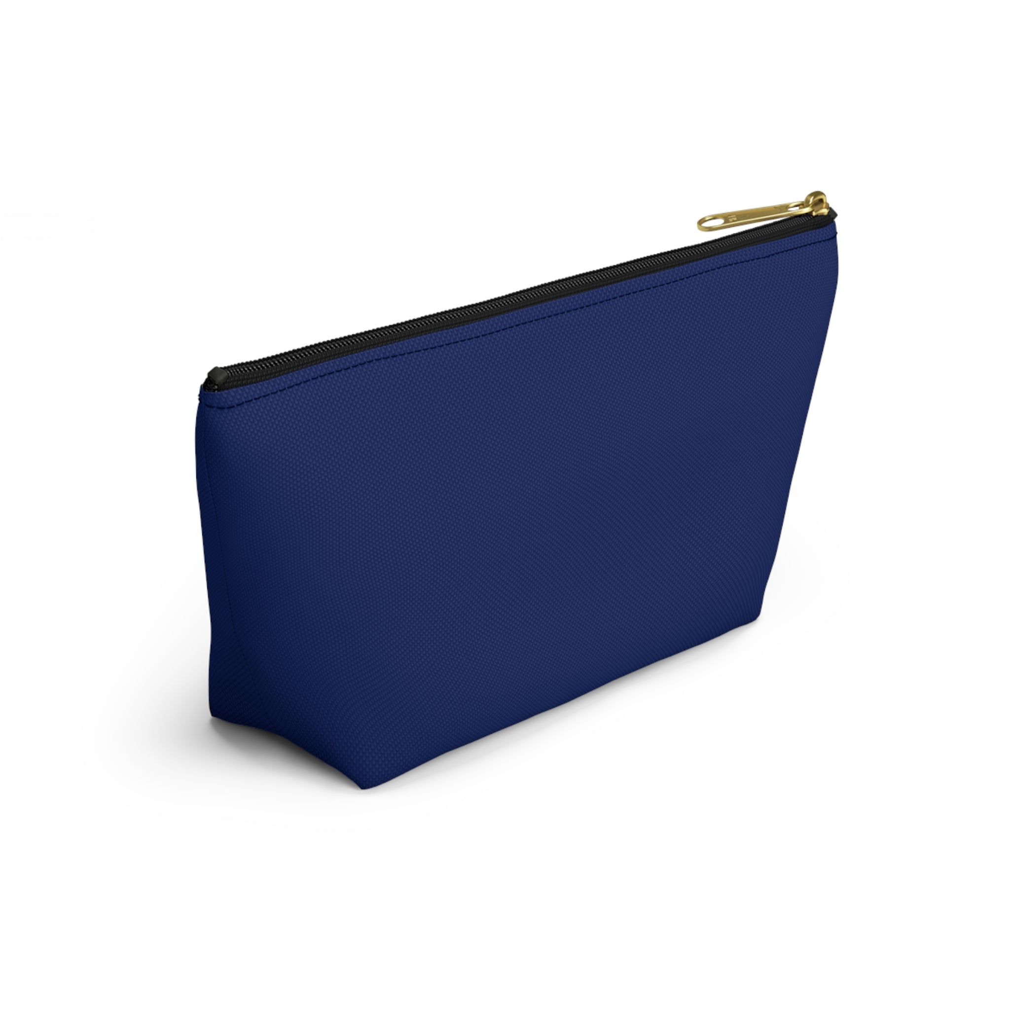 Canvas Skin Lab Cosmetic Pouch — Navy T‑Bottom Makeup Bag