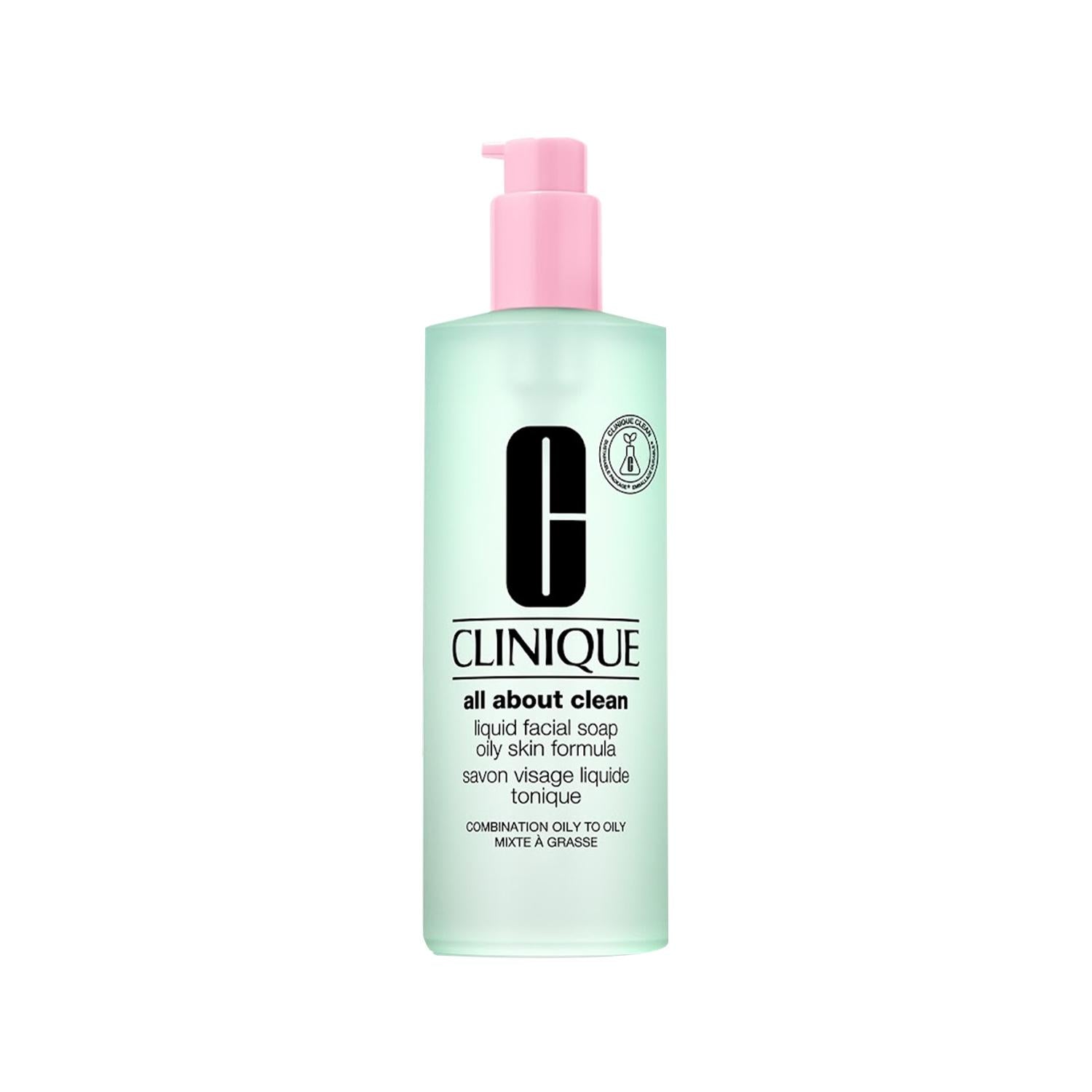 Clinique All About Clean Face Cleansing Gel for Oily Skin - 400ml, Gentle & Effective Skincare