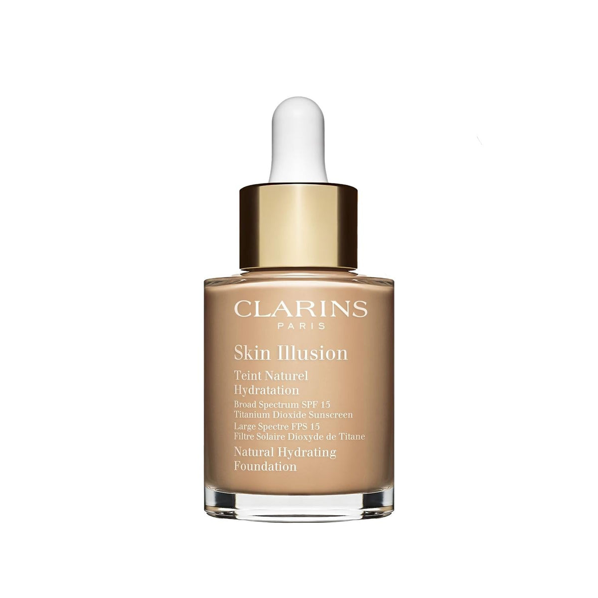 Clarins Skin Illusion SPF15 Hydrating Foundation 108W – 30ml