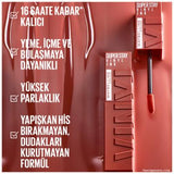 Maybelline Super Stay Vinyl Ink Lip Gloss – Shade 130 Extra