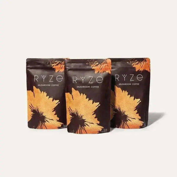 RYZE Mushroom Coffee – Premium Organic Mushroom Coffee Blend with Adaptogens for Focus, Energy & Immunity